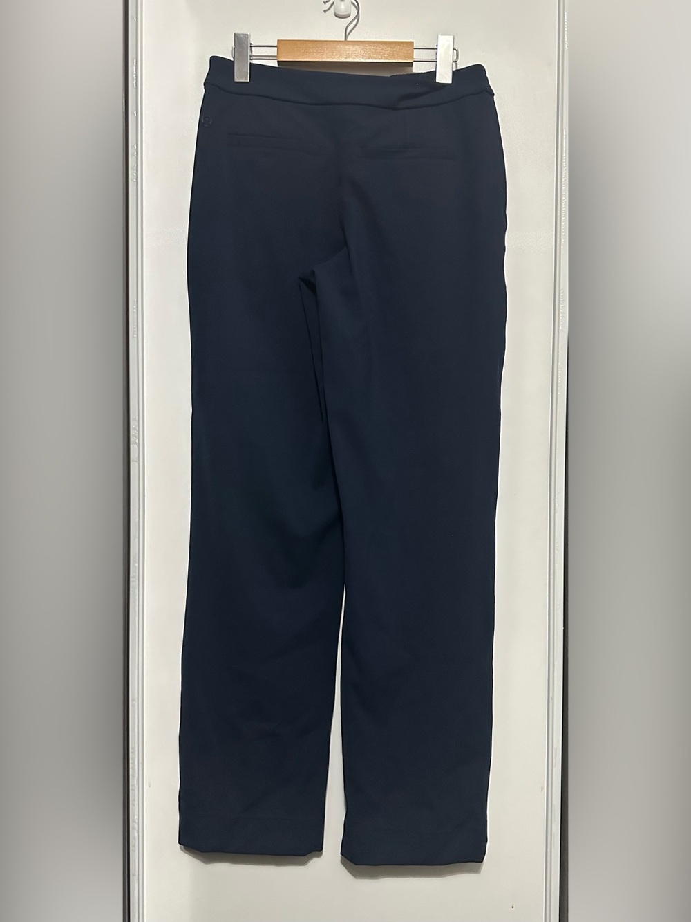 Men's Navy blue Performance or casual dress up pants in clean condition .